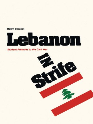 cover image of Lebanon in Strife